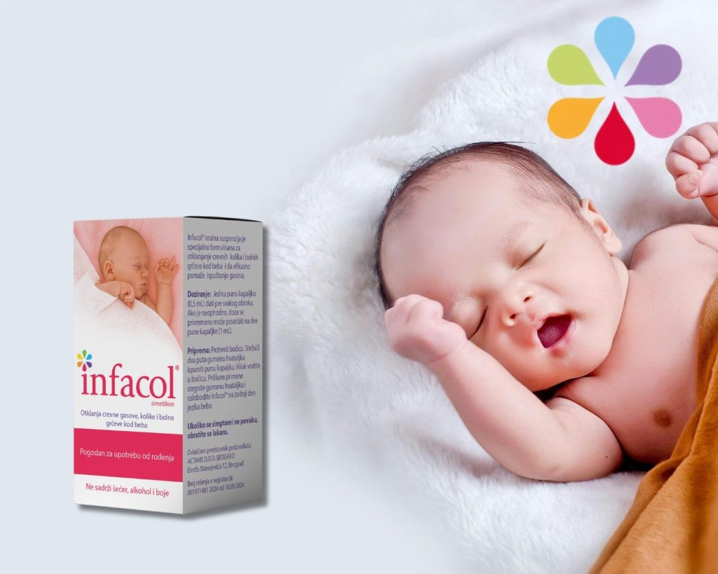 umirivanje grčeva kod beba